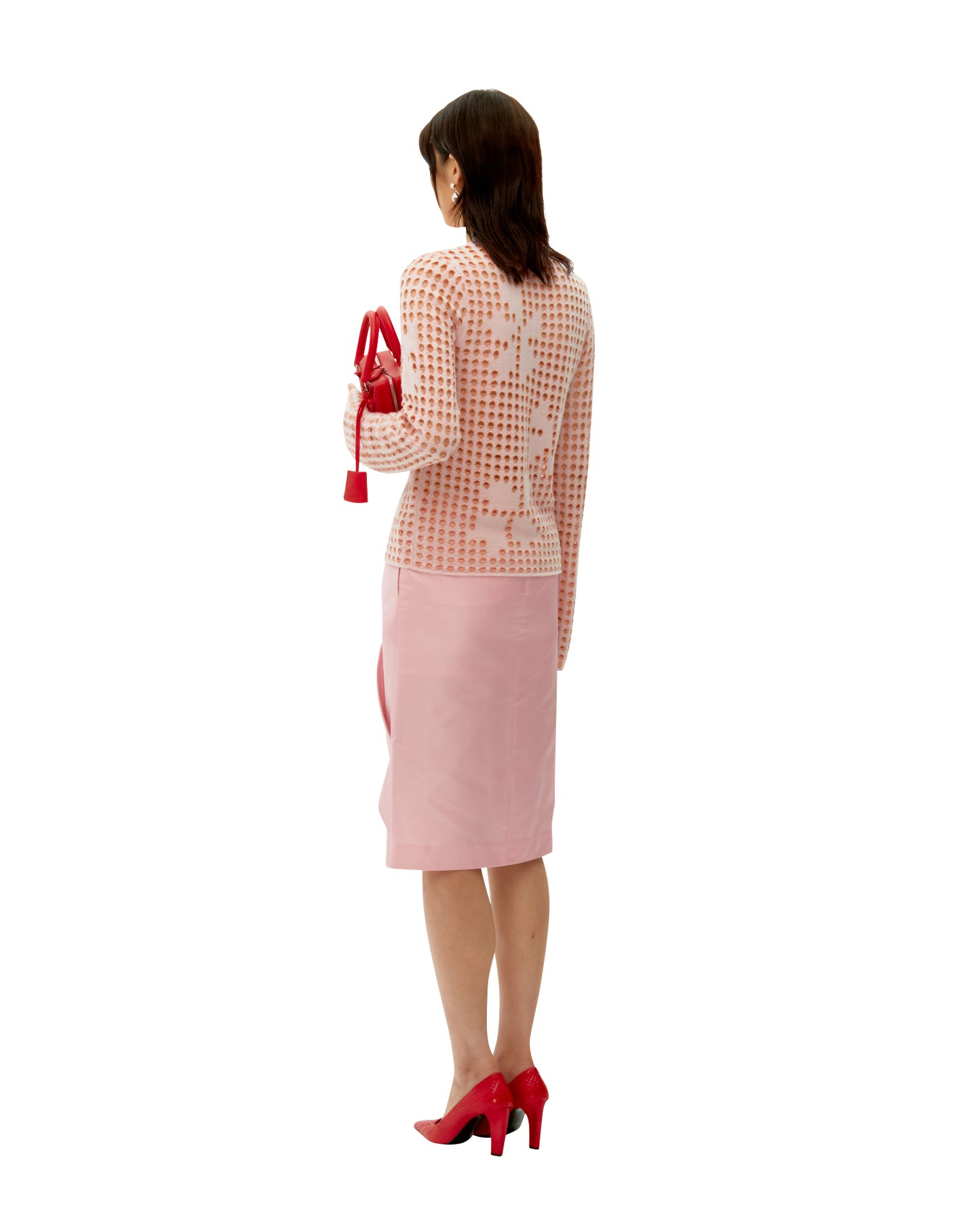 LIGHT PINK FLOWERS JUMPER