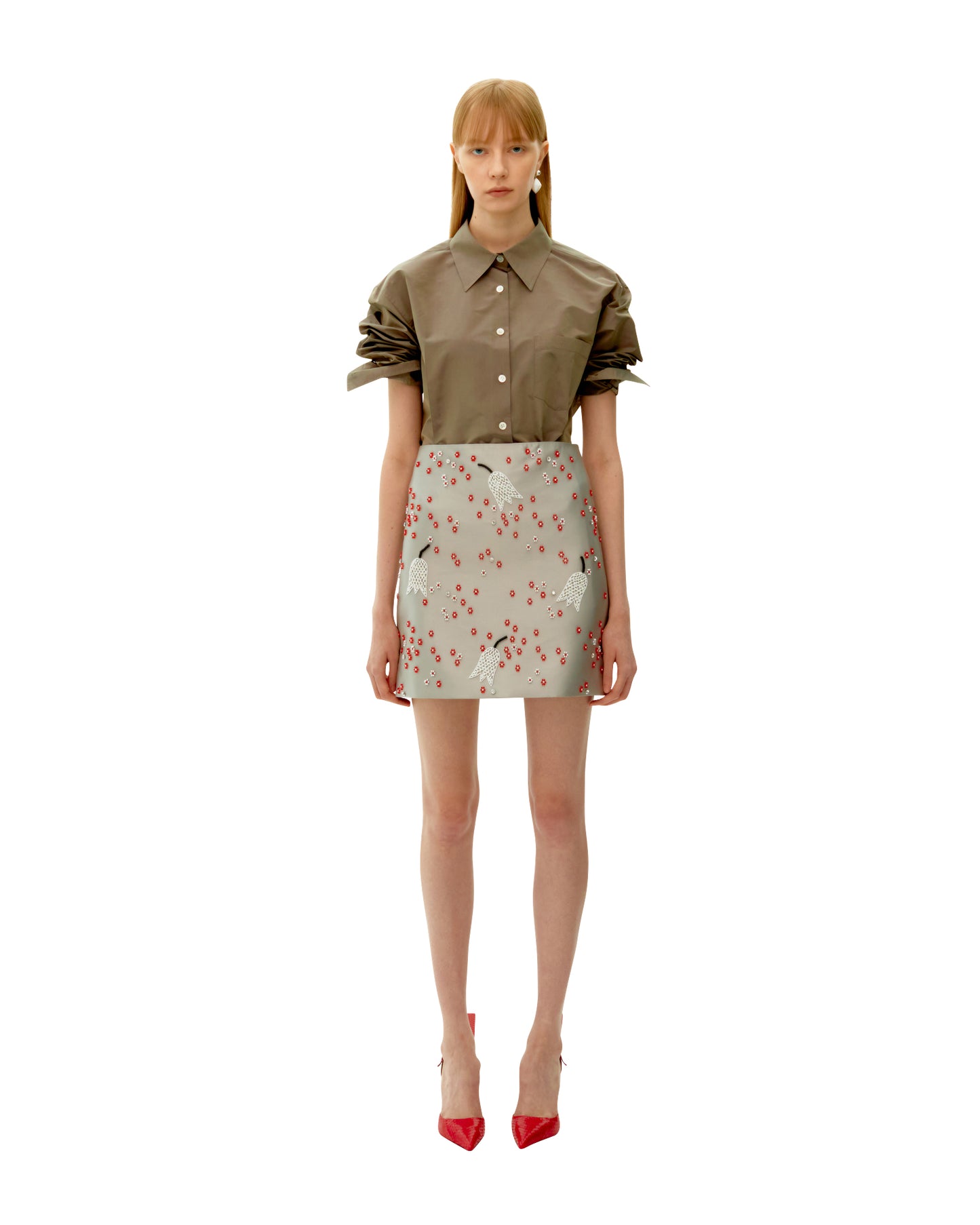 FRITILLARIA EMBROIDERED SKIRT