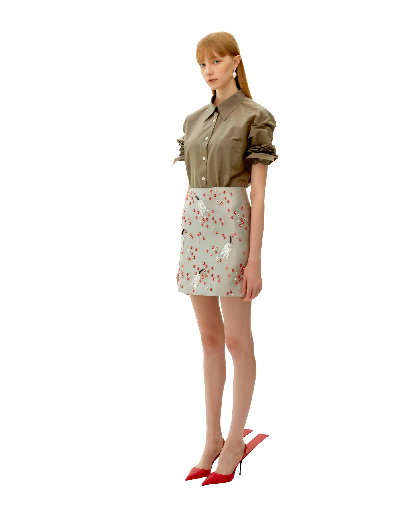 FRITILLARIA EMBROIDERED SKIRT