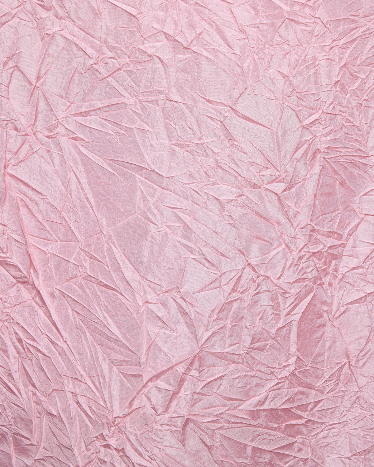 PINK CREASED SILK TAFFETA SHIRT