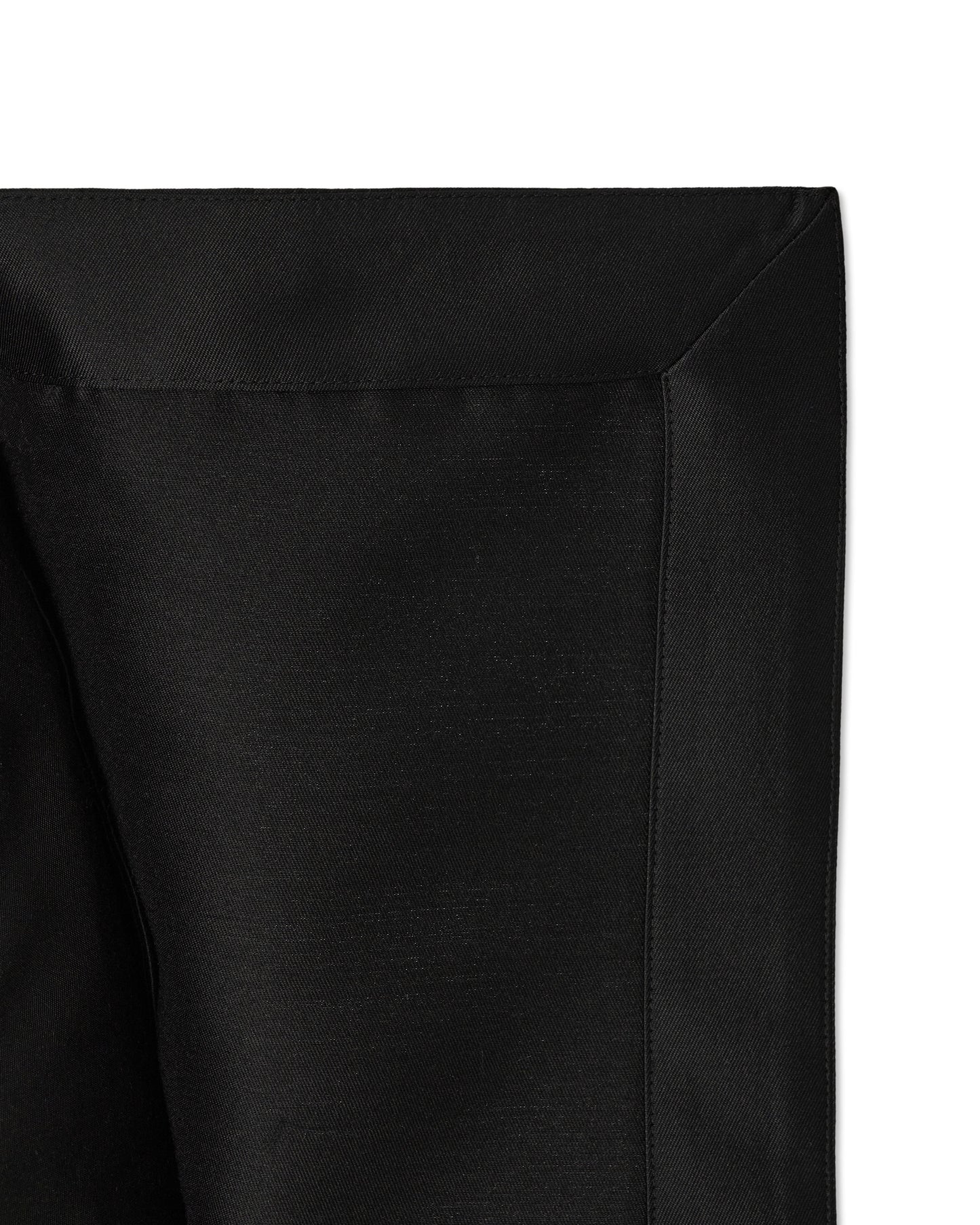 BLACK MINI FLAG SKIRT