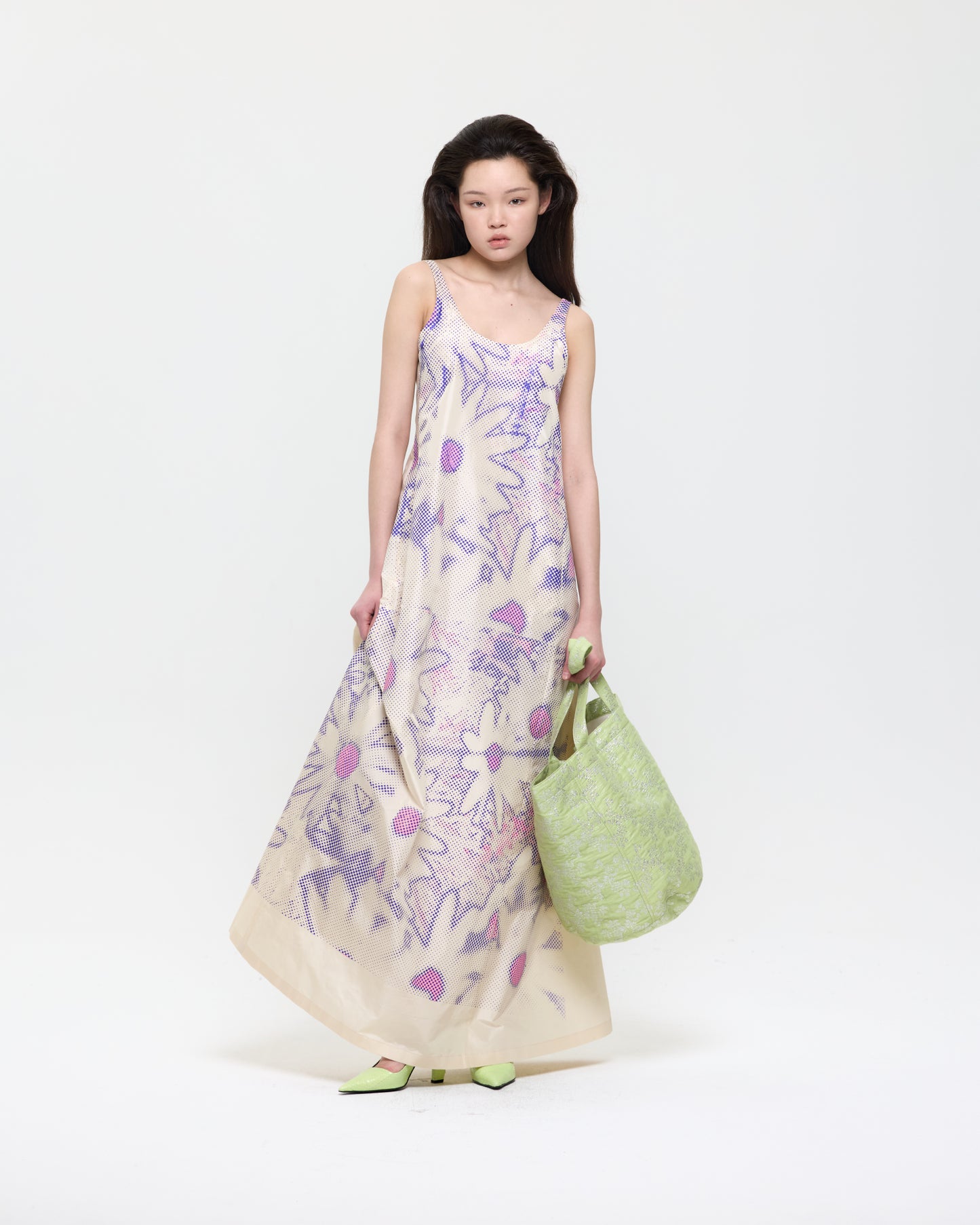 LIGHT GREEN WOO BAG