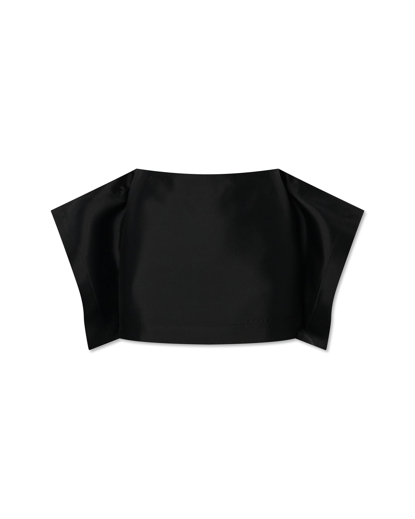 BLACK MINI FLAG SKIRT