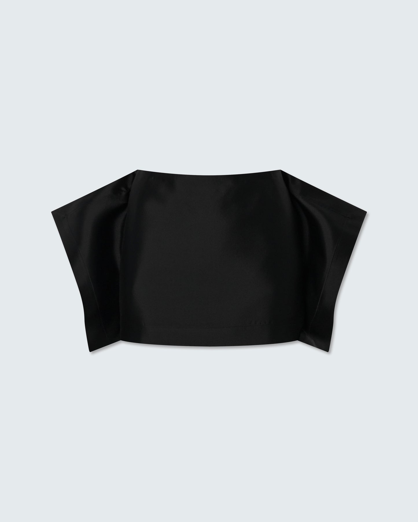 BLACK MINI FLAG SKIRT