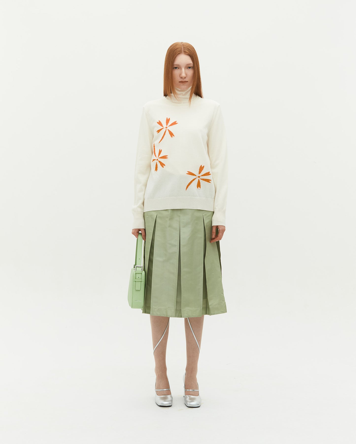 IVORY COSMOS WOOL JUMPER