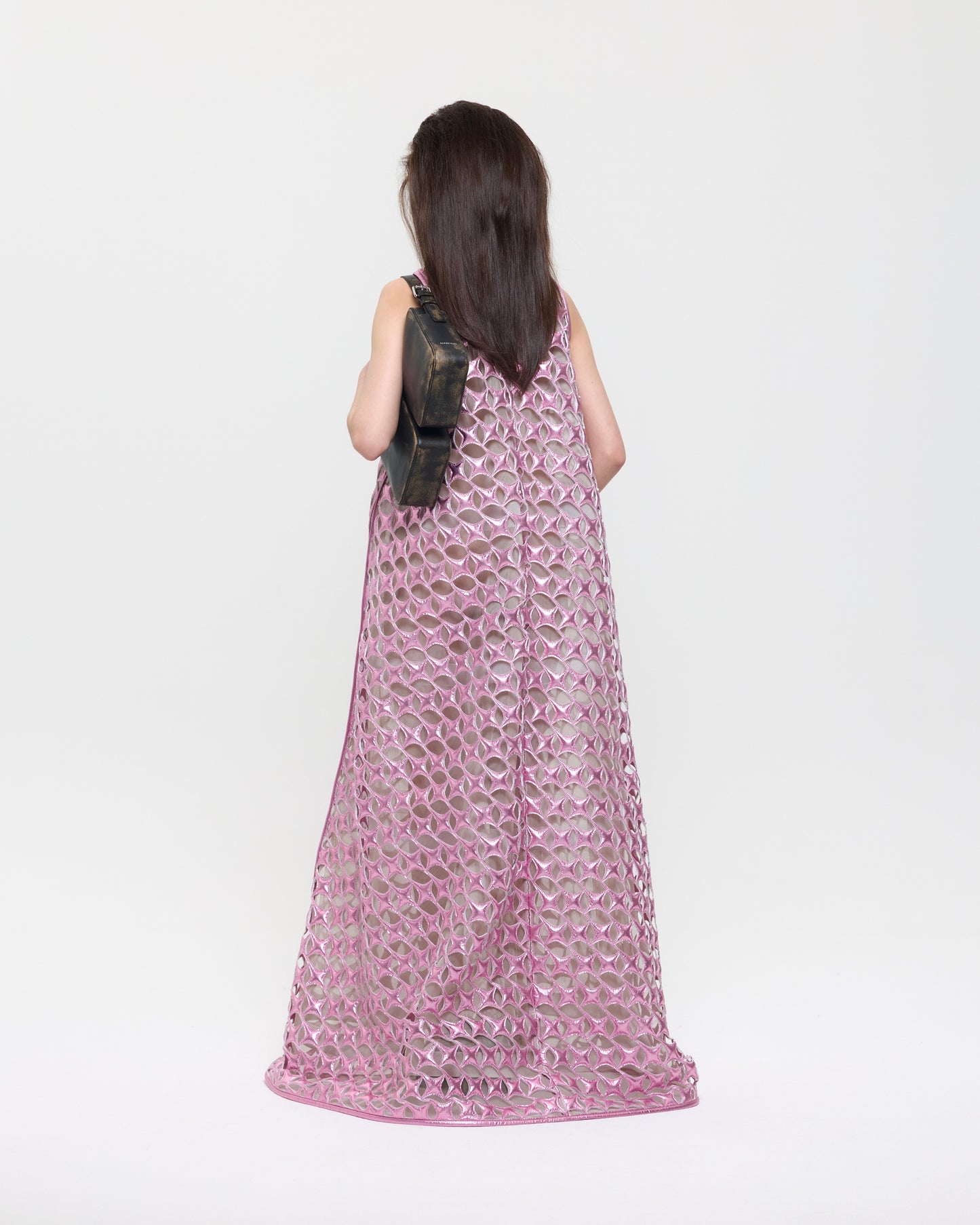 PINK FALLING STAR BALL GOWN