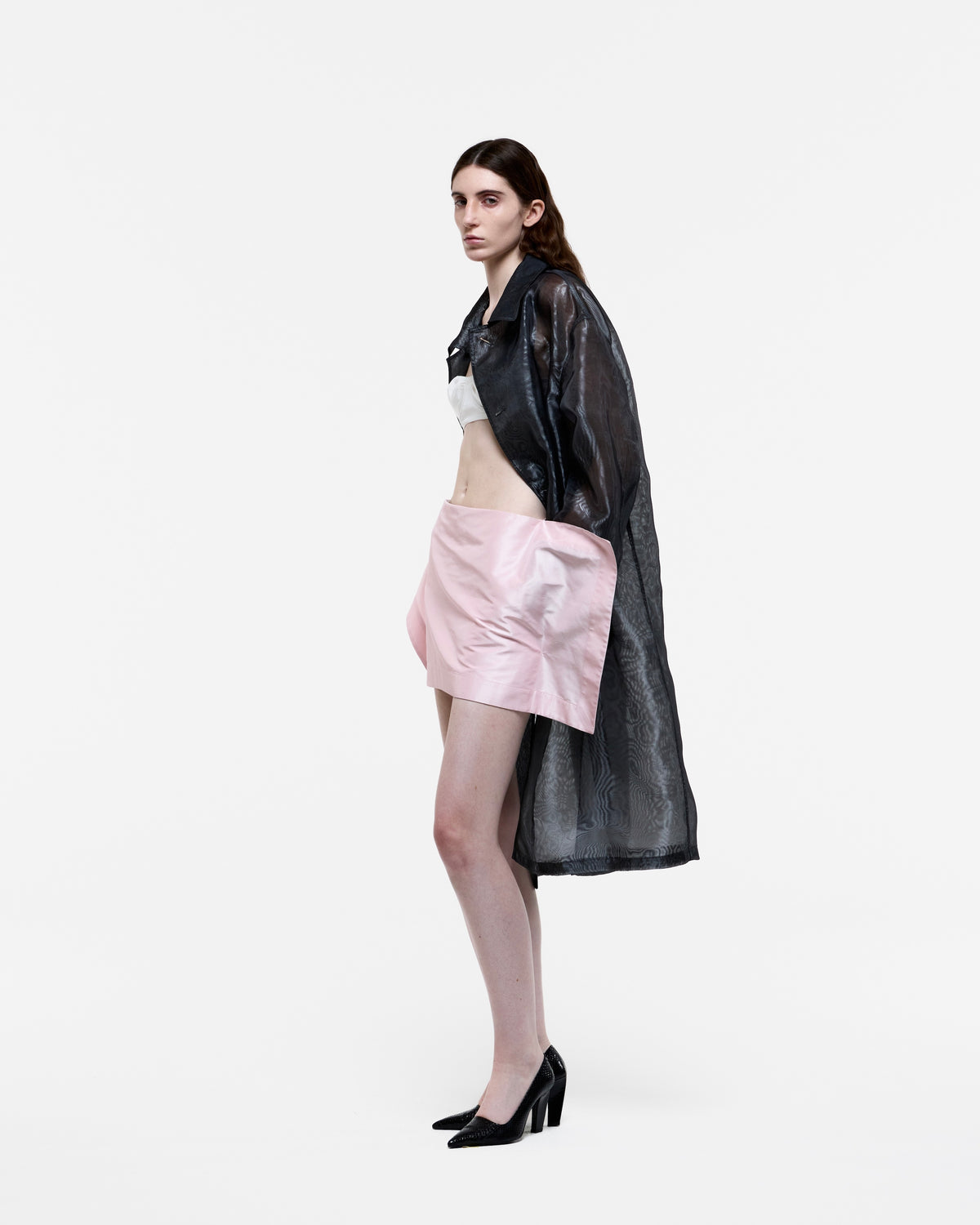 PINK MINI FLAG SKIRT