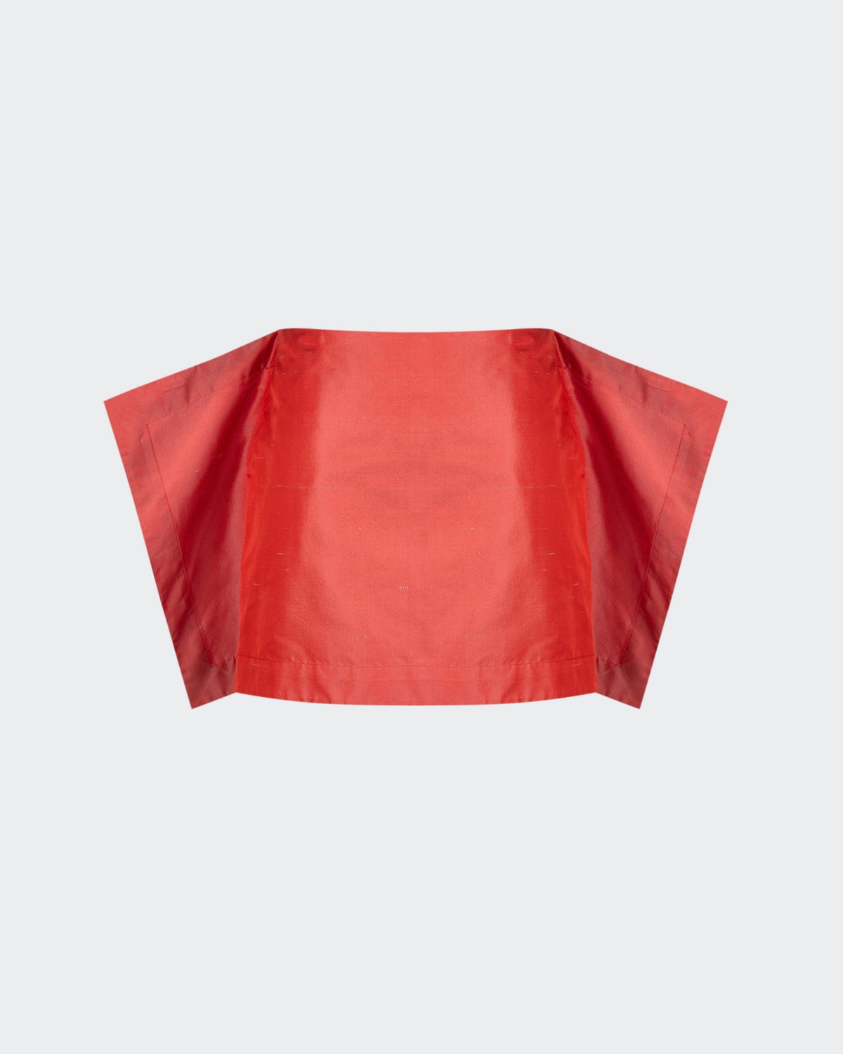 RED MINI FLAG SKIRT