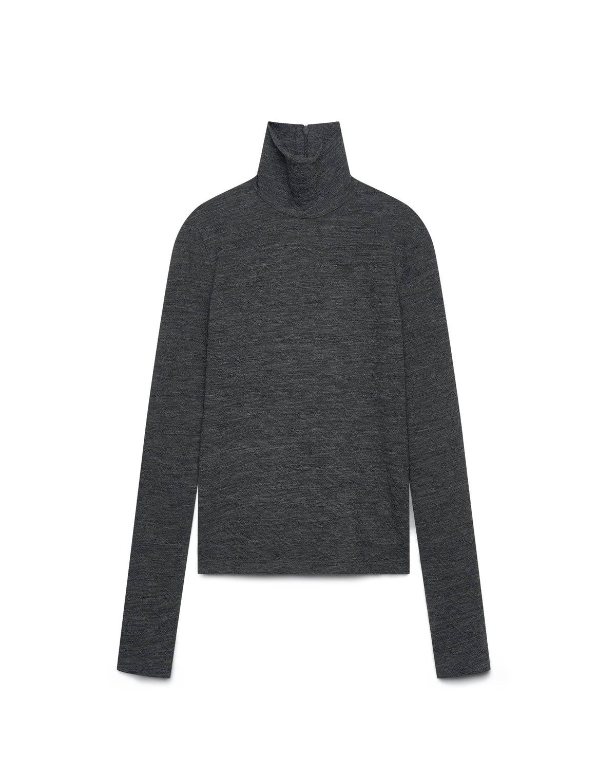GRAY LAYERED WOOL KNIT SET