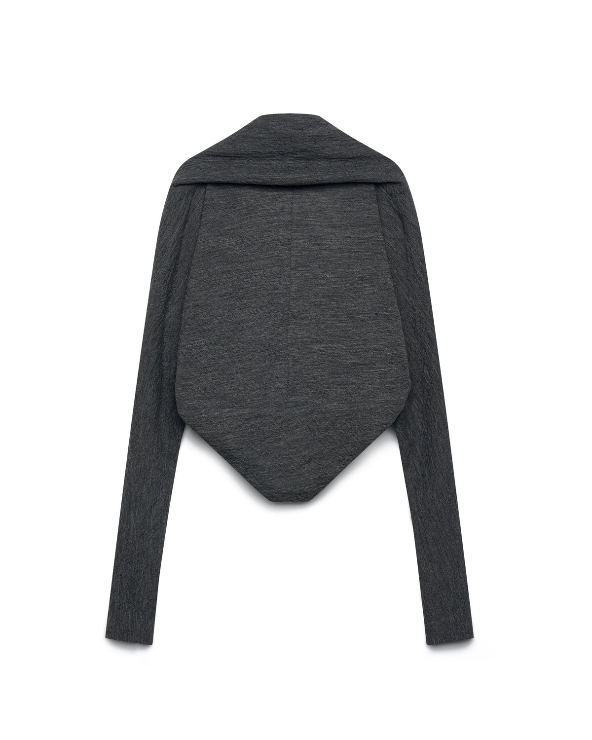 GRAY LAYERED WOOL KNIT SET