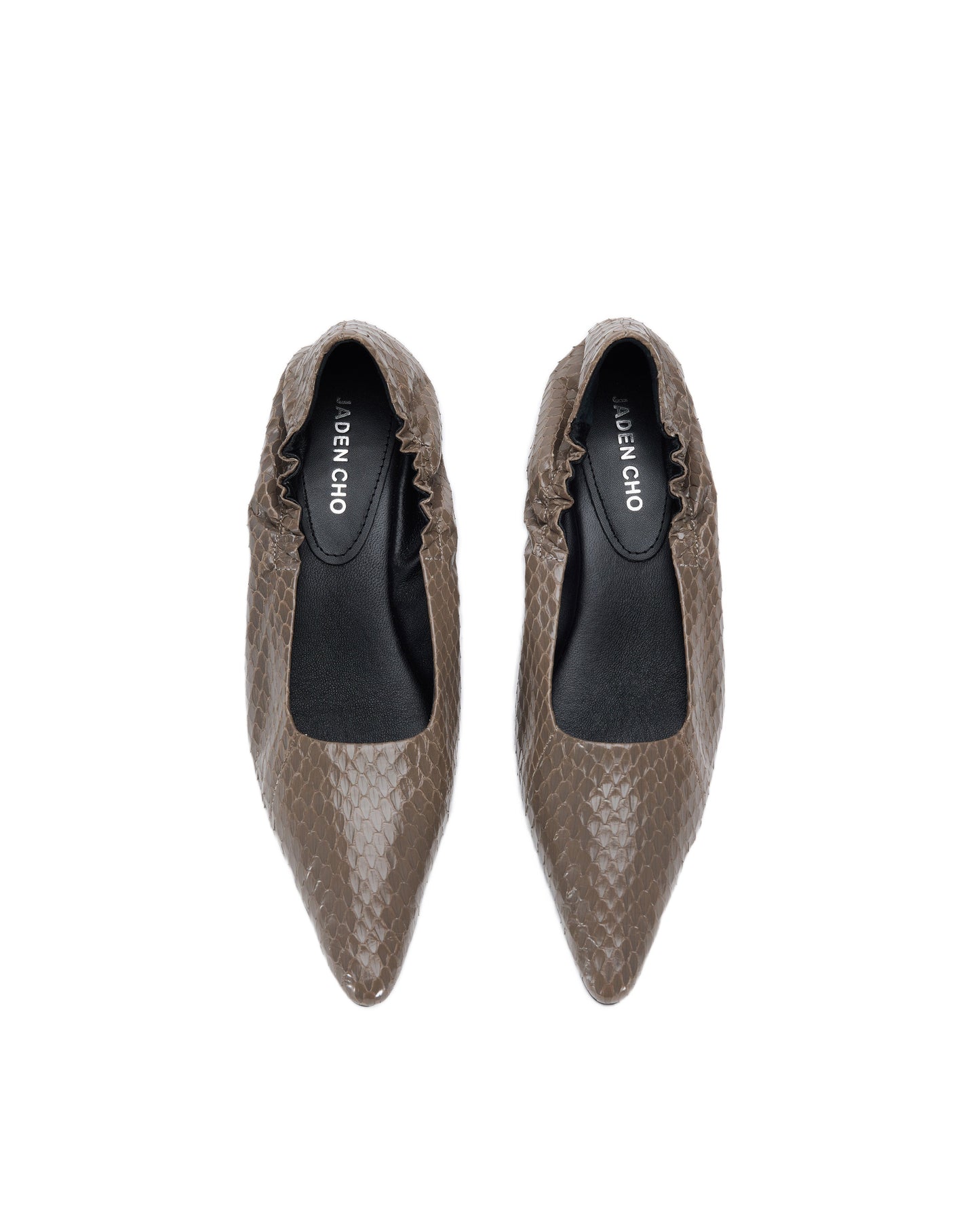 GRAY KITTEN HEELS PUMPS